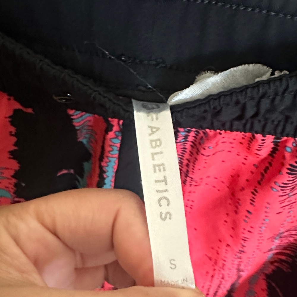Fabletics Pink and Black Athletic Shorts - Picture 4 of 4